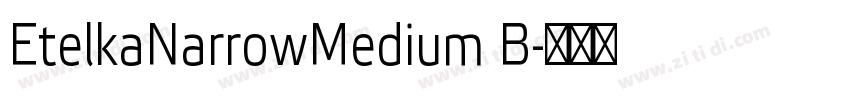EtelkaNarrowMedium B字体转换 EtelkaNarrowMedium B字体转换